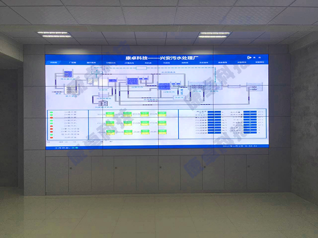 北京污水處理廠中控系統(tǒng),北京中控室大屏幕顯示系統(tǒng)